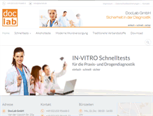 Tablet Screenshot of doclab.de